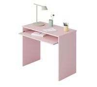Escritorio I-Joy Dormitorio Juvenil Infantil Melamina Color Rosa 90 cm