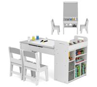 escritorio infantil - mesa infantil - mesa de juegos - mesa de dibujo - mesa de manualidades - tablero de mesa plegable 3 en 1