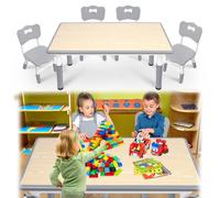 escritorio infantil - mesa infantil - mesa de juegos - mesa de dibujo - mueble infantil - ajustable - plástico resistente