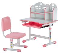 Escritorio infantil - Mesa infantil - Silla infantil - Rincón de estudio - Mueble infantil - Regulable en altura