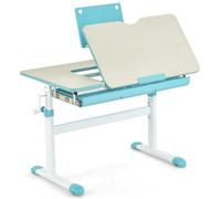 Escritorio infantil - Mesa para niños - Escritorio juvenil - Mesa de dibujo - Escritorio escolar - Regulable en altura de 51 a 73 cm