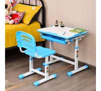 Escritorio infantil - Mesa para niños - Mesa de dibujo - Escritorio escolar - Espacio de trabajo para niños - Altura ajustable