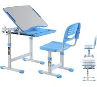 Escritorio infantil Silecomplaza con silla ergonómica, regulable en altura, ideal para dibujar y como pupitre escolar