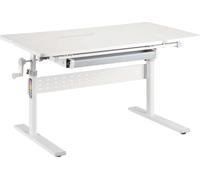 Escritorio infantil Toboli, ajustable, 100 x 60 cm. Escritorio infantil que crece con el niño, con ajuste de inclinación y altura, y con cajón