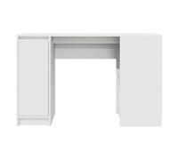 vidaXL Escritorio Melhia Madera de ingeniería 120x42x76 cm Blanco