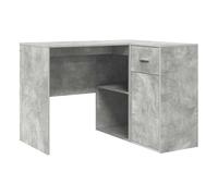 Escritorio - mesa de ordenador de esquina 2 pcs gris concreto 102 x 50 x 75 cm