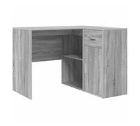 Escritorio - mesa de ordenador de esquina 2 pcs gris sonoma 102 x 50 x 75 cm