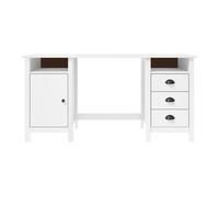 Escritorio - mesa de ordenador range madera de pino blanco 150x50x74 cm