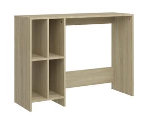Escritorio Notebook 4 compartimentos 75x102,5x35 cm Light oak Medium