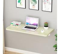 Escritorio plegable de pared para laptop, estación de trabajo compacta que ahorra espacio, mesa flotante ajustable para oficina en casa, muebles modernos de escritorio de pared