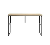 Escritorio plegable negro/natural 75x120x50 cm Adec Black/natural Medium