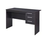 Escritorio ragunda con 3 cajones aglomerado 120x59x75cm - efecto madera [en.casa]