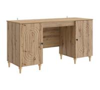 Escritorio Roble Artisan Madera De Ingeniería Vidaxl