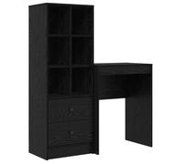 vidaXL Escritorio 105,5 x 34 x 127 cm 2 uds. Multicolor Roble negro