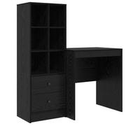 vidaXL Escritorio 115,5 x 50 x 127 cm 2 uds. Multicolor Roble negro