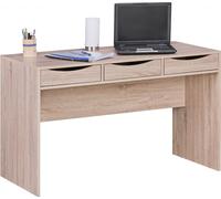 Escritorio SAMO de 120 cm, diseño de escritorio para oficina, acabado en roble Sonoma