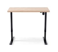 Escritorio Stand estructura elevable motorizada roble Nordish/negro 76-126x140x70 cm Adec Nordish oak/black