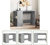 Escritorio "The Living Store" en color gris hormigón, dimensiones 102x50x75 cm, fabricado en material de madera