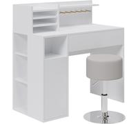 Escritorio Vicco Blanco 2 partes, con heces, Model 41632