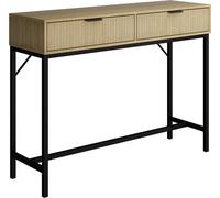 Escritorio Vicco Lennox Roble 100 x 30 cm con 2 cajones, Model 51683