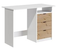 Escritorio Vicco Meiko Blanco/Artesano 105 x 50 cm con cajones, Model 59827