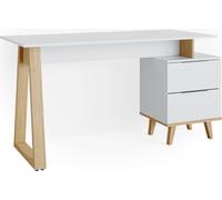 Escritorio Vicco Nautica Blanco 138 x 60 cm con cajones L, Model 35959
