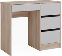 Escritorio Vicco Sherry Blanco/Sonoma 90 x 40 cm con cajones, Model 43666