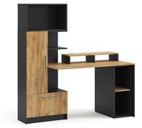 Escritorio Vicco Tomy Antracita/Roble dorado 150 x 59 cm Juego de 4, Model 59187