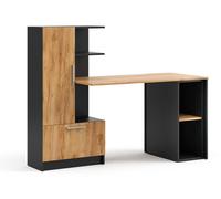 Escritorio Vicco Tomy Antracita/Roble dorado 150 x 59 cm Lote de 2, Model 59185