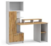 Escritorio Vicco Tomy Blanco/Roble dorado 150 x 59 cm Juego de 4, Model 59193