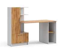 Escritorio Vicco Tomy Blanco/Roble dorado 150 x 59 cm Lote de 2, Model 59191