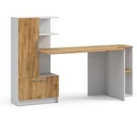 Escritorio Vicco Tomy Blanco/Roble dorado 150 x 59 cm Lote de 2, Model 59192