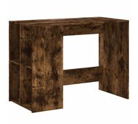 Escritorio vidaXL, color roble ahumado, 102 x 50 x 75 cm, estructura de madera