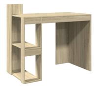 Escritorio vidaXL, color Sonoma, 103,5 x 56,5 x 94 cm, estructura de madera
