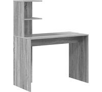 Escritorio vidaXL, color Sonoma gris, 102 x 50 x 124 cm, fabricado en material de madera