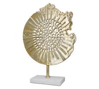 Escultura de Gilde, redonda, "El Padrino", aluminio, color dorado, unidad, L. 10 cm, Ancho 38 cm, Alto 51 cm. Código: 50656. Número de artículo: 4063387506561