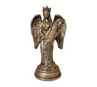 Escultura de griega - Estatua de resina con perros - Acabado | Elegante figura mitológica, decoración de mesa de oficina en casa, coleccionable, diseño Veronesë, resina Hecate, figura