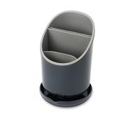 Joseph Joseph Escurridor y organizador de cubiertos Dock - Para fregadero - Gris oscuro