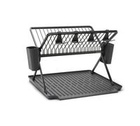 Escurreplatos 51 cm, plegable, gris, Brabantia