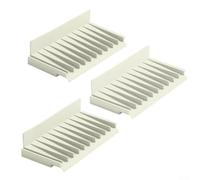 Escurreplatos modular de silicona plegable para encimera para protección contra salpicaduras, fácil de limpiar, gris (beige)