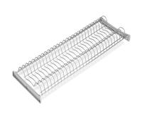 Escurreplatos suprastar para módulos altos en color gris con acero pintado de aluminio 77x9x27 cm para cajones de 80 cm 9 cm