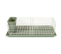 Escurridor rectangular crudo y verde