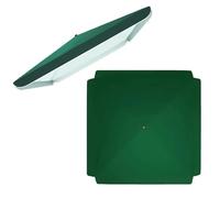 ESINY Toldo de repuesto para sombrilla cuadrada de patio de 3 x 3 metros con 4 varillas, funda para sombrilla de mesa de jardín o patio trasero.