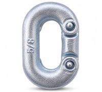 Eslabón de conexión, eslabón acoplamiento Hammerlock, conector cadena acero aleación forjado G80, for aparejos elevación y remolque servicio pesado, montaje rápido seguro(3/8 inch)