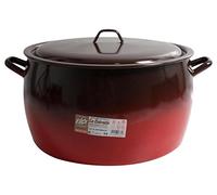 Esmaltaciones La Estrella Fuego - Olla abombada con Tapa, 34 cm, 20 L