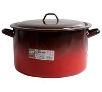 Esmaltaciones la Estrella Fuego - Olla Recta con Tapa, 30 cm, 12 L