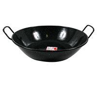 Esmaltaciones La Estrella Jaspeada - Paellera Honda bordoneada, 38 cm, 8 L