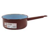 Esmaltaciones La Estrella Teja - Cazo Recto, 18 cm, 1,8 L