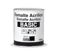 Esmalte acrílico basic brillante negro 750 ml