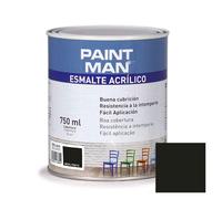 Esmalte acrílico paintman brillante negro 750 ml